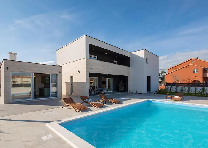With Pool Near Sandy - By Traveler Tourist Agency Krk - Id 2224 Вилла Привлака